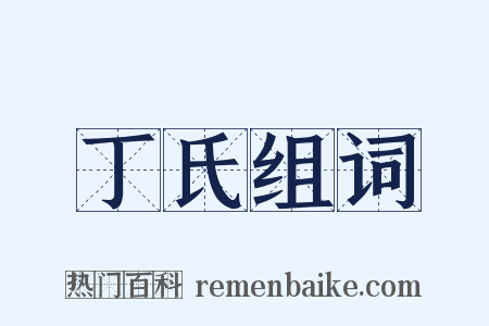 丁氏组词是什么意思的图片